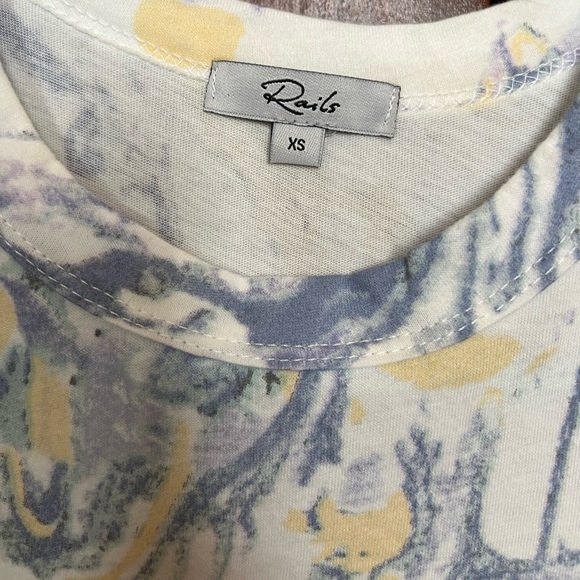 RAILS The Racer Tank Blue Marble - Picture 4 of 6